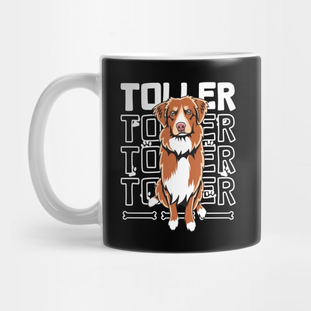 Toller Stand Nova Scotia Duck Tolling Retriever by welovetollers